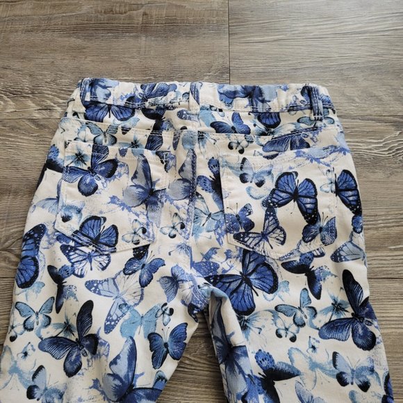 Girls Jordache Butterfly Crop Jeggings - Picture 3 of 5